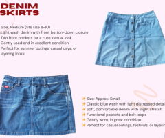 Denim Mini Skirt