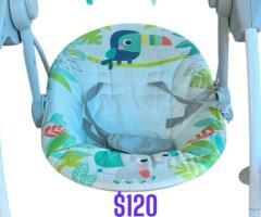 Battery Operated Baby Swing