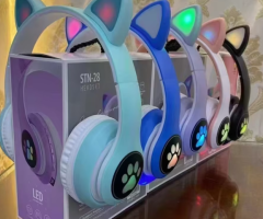 Cat Design Bluetooth Wireless Headphone Newly Arrived - Image 2