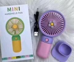 USB Rechargeable Fan With Phone Stand - Image 2