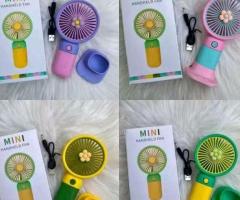 USB Rechargeable Fan With Phone Stand - Image 3