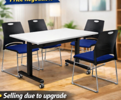 Table and 4 Chairs Combo Deal - $250