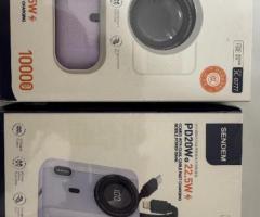 Brand New Sendem 10000mAh Built-in Cable Power Bank, 5 Colours Available - Image 4
