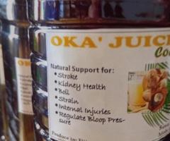 Oka juice...coconut husk juice