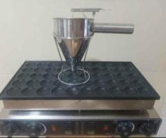 Electric Dutch Mini Pancake Maker with Dispenser-NEW